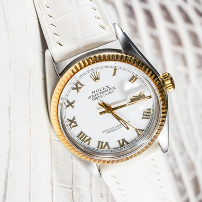 Alligator Leather Strap for Rolex Datejust