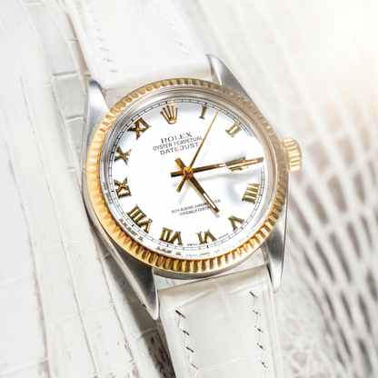 Alligator Leather Strap for Rolex Datejust