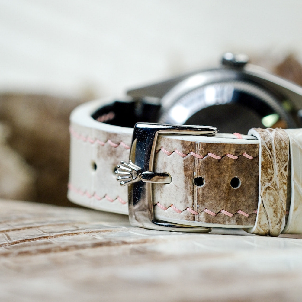 Alligator Leather Strap for Rolex Datejust