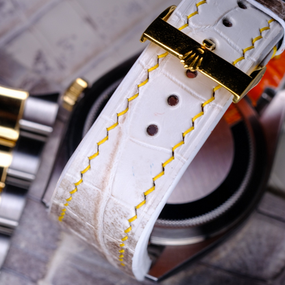 Alligator Leather Strap for Rolex Sky-Dweller