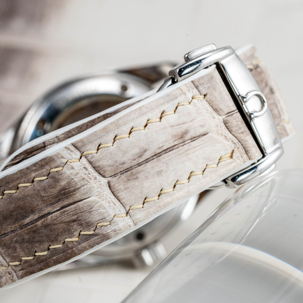 Omega Seamaster Alligator Leather Strap – Handmade Custom Fit