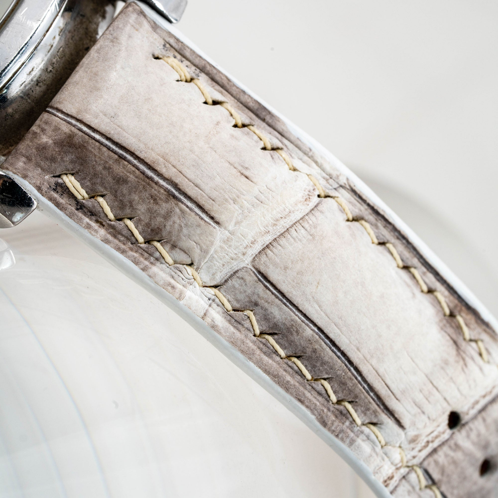 Omega Seamaster Alligator Leather Strap – Handmade Custom Fit