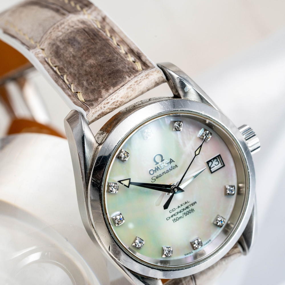 Omega Seamaster Alligator Leather Strap – Handmade Custom Fit