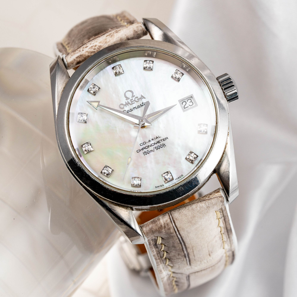 Omega Seamaster Alligator Leather Strap – Handmade Custom Fit