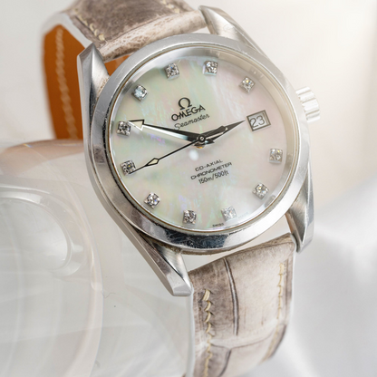 Omega Seamaster Alligator Leather Strap – Handmade Custom Fit
