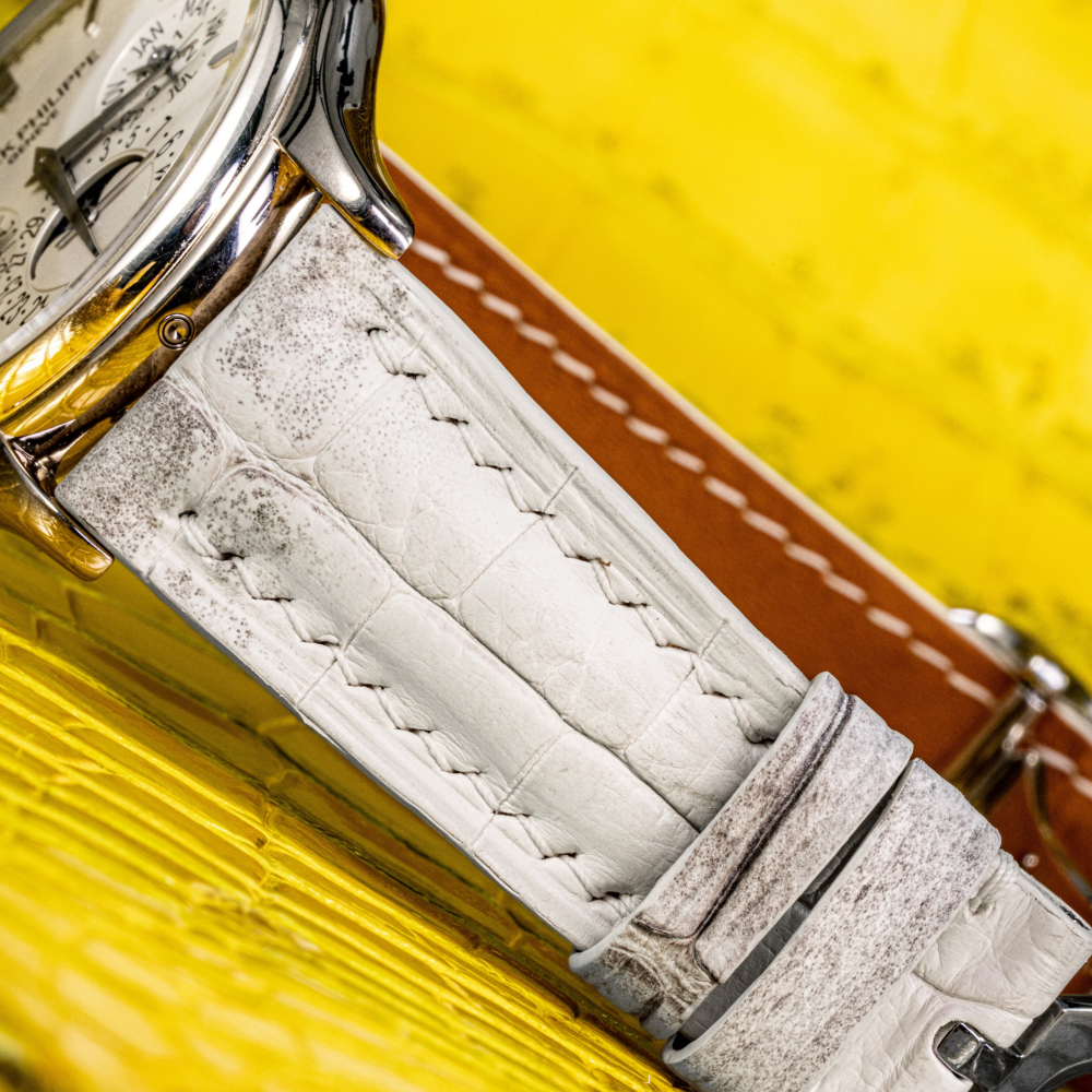Alligator Leather Strap for Patek Philippe Grand Complications