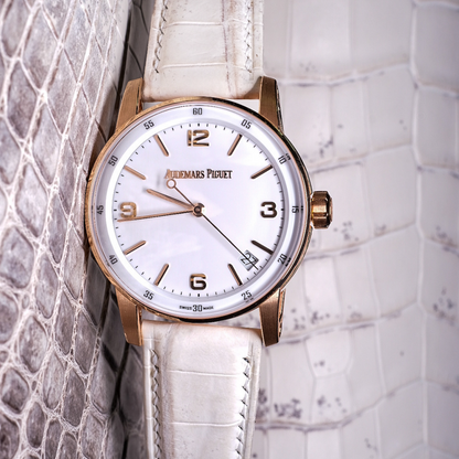 Alligator Leather Strap for Audemars Piguet Code 11.59