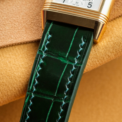 Alligator Leather Strap for Jaeger-LeCoultre Reverso