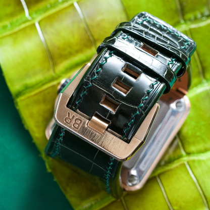 Alligator Leather Strap for Bell & Ross