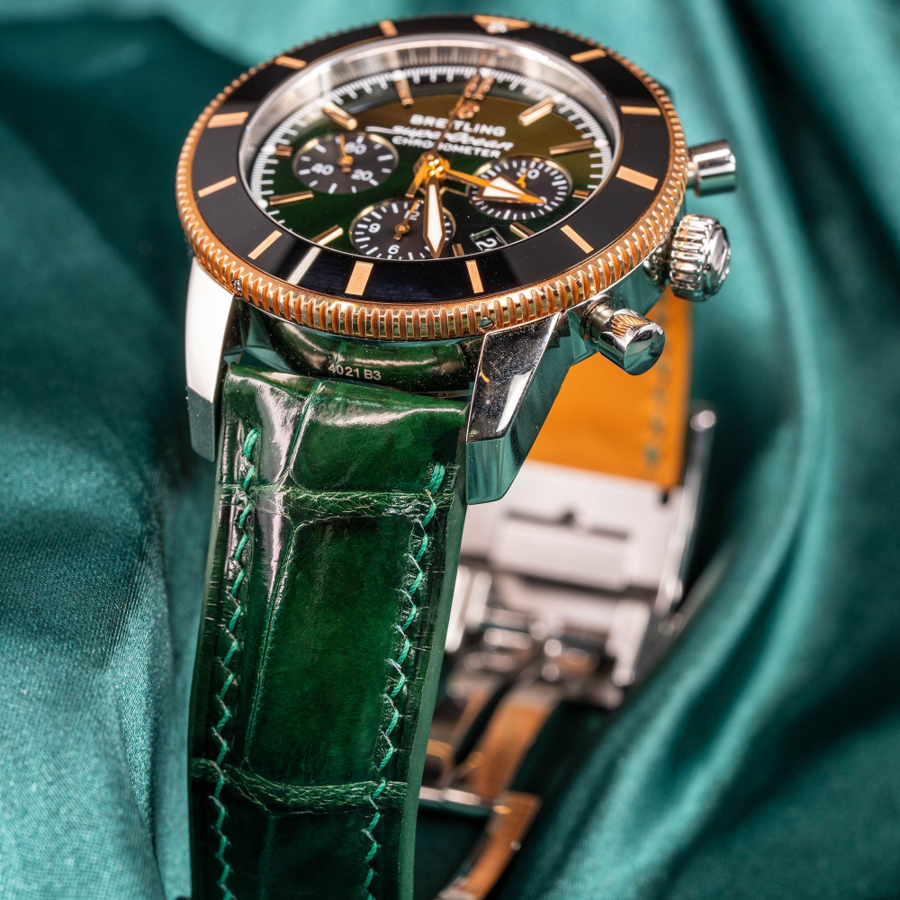 Alligator Leather Strap for Breitling