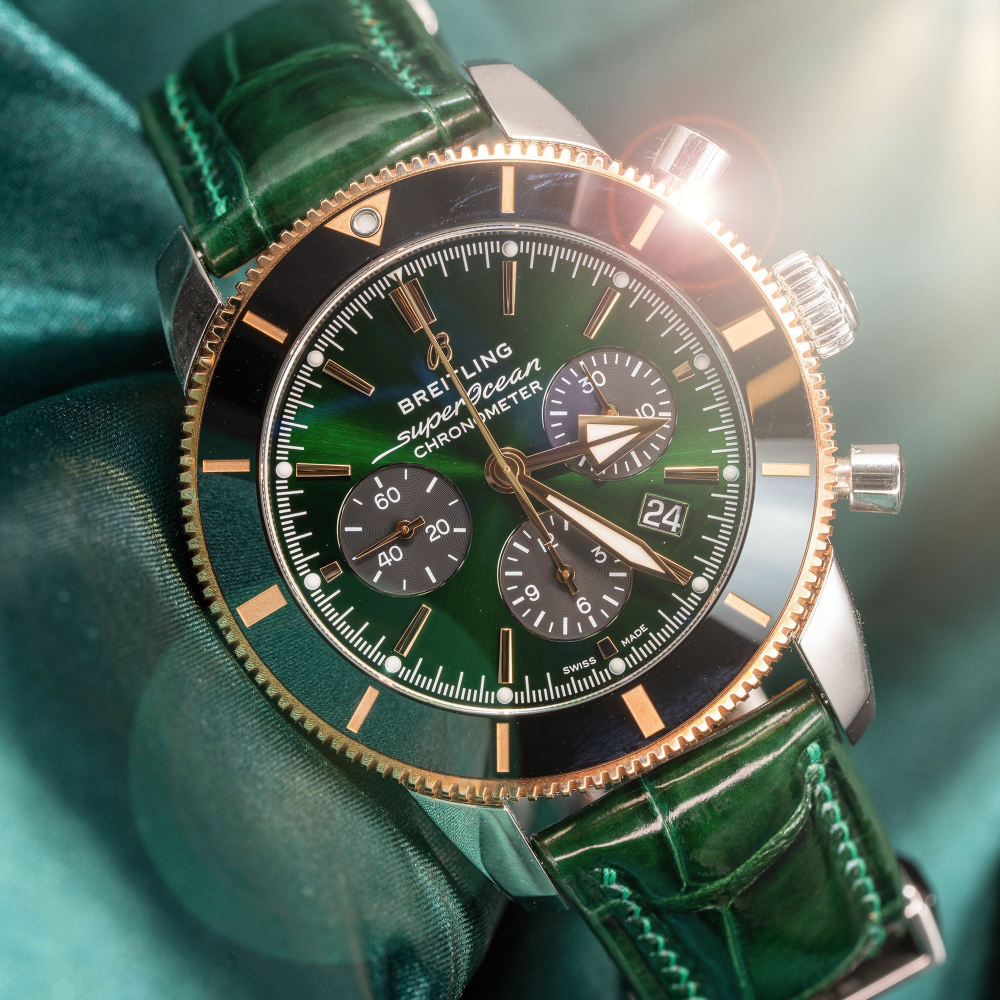 Alligator Leather Strap for Breitling