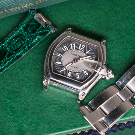 Alligator Leather Strap for Cartier Roadster