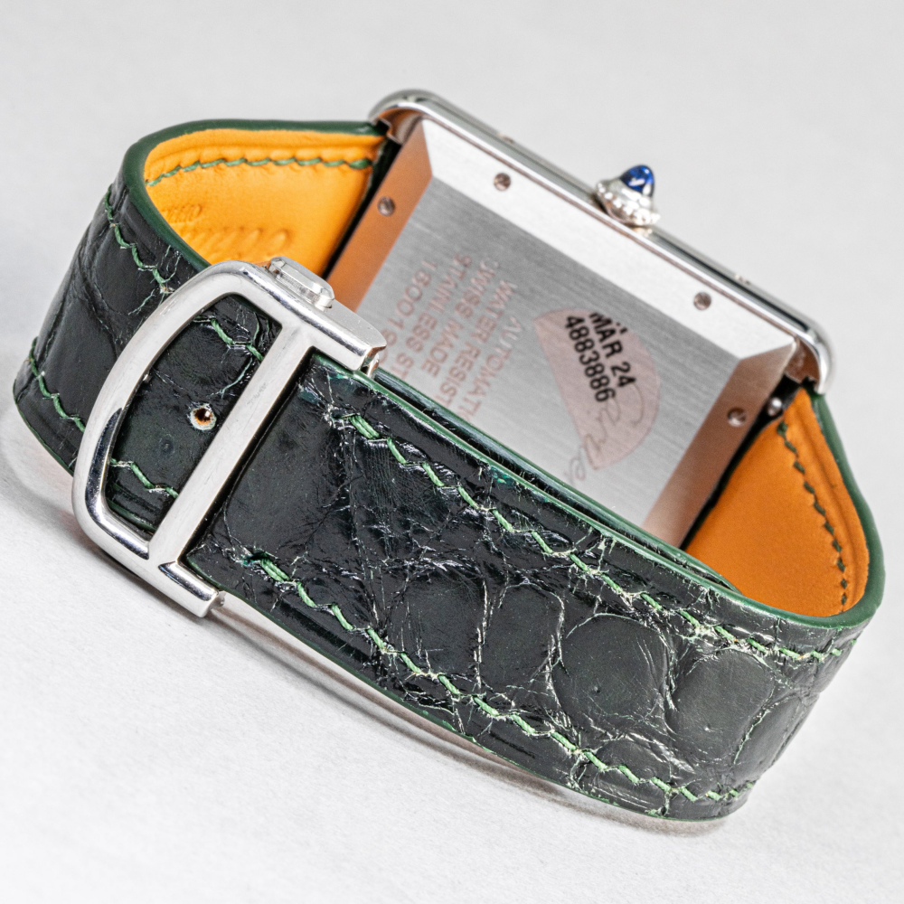 Alligator Leather Strap for Cartier Tank Must