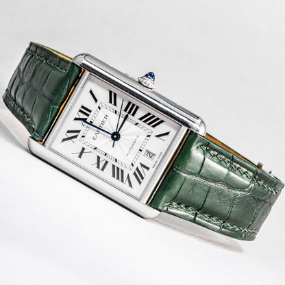 Alligator Leather Strap for Cartier Tank Must