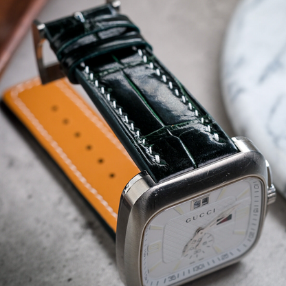 Alligator Leather Strap for Gucci Watch