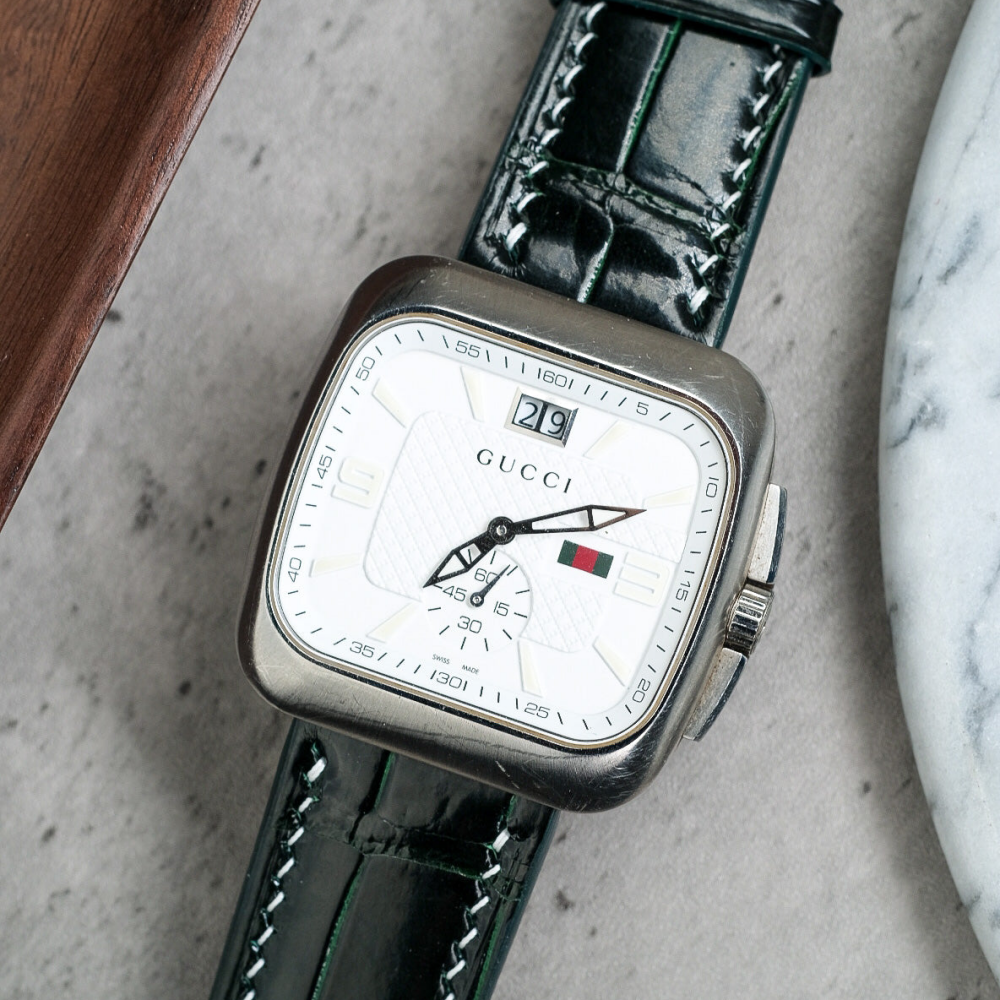 Alligator Leather Strap for Gucci Watch