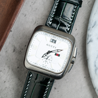 Alligator Leather Strap for Gucci Watch