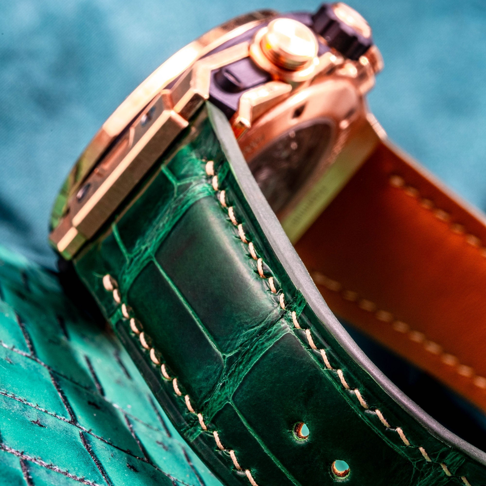 Alligator Leather Strap for Hublot Big Bang Unico