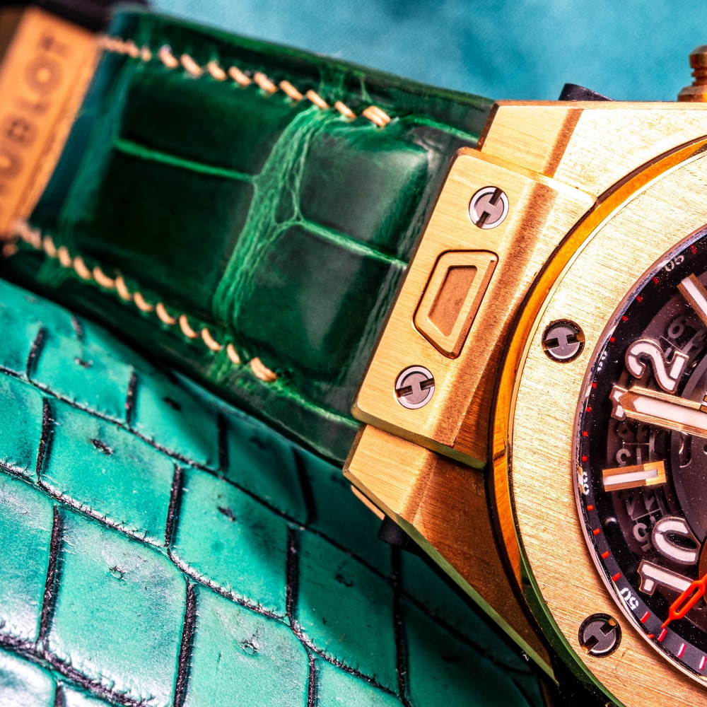 Alligator Leather Strap for Hublot Big Bang Unico