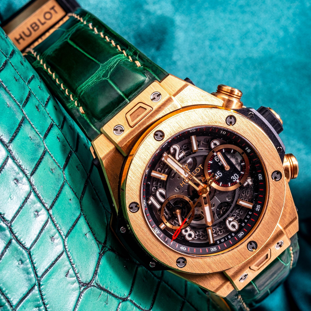 Alligator Leather Strap for Hublot Big Bang Unico