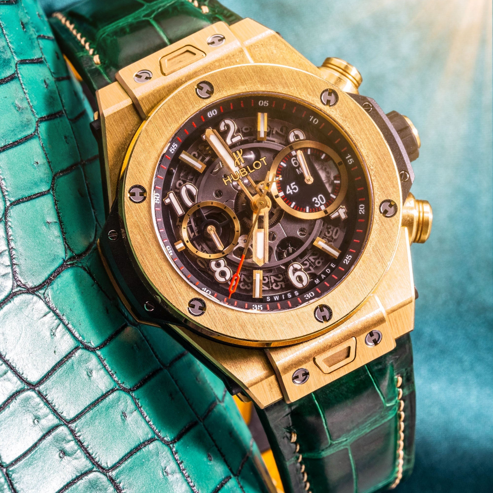 Alligator Leather Strap for Hublot Big Bang Unico