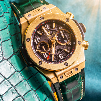 Alligator Leather Strap for Hublot Big Bang Unico