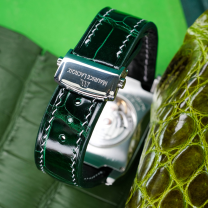 Alligator Leather Strap for Maurice Lacroix