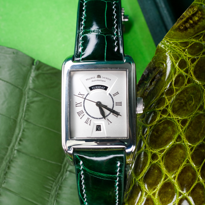 Alligator Leather Strap for Maurice Lacroix