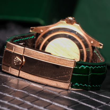 Alligator Leather Strap for Rolex Yacht-Master