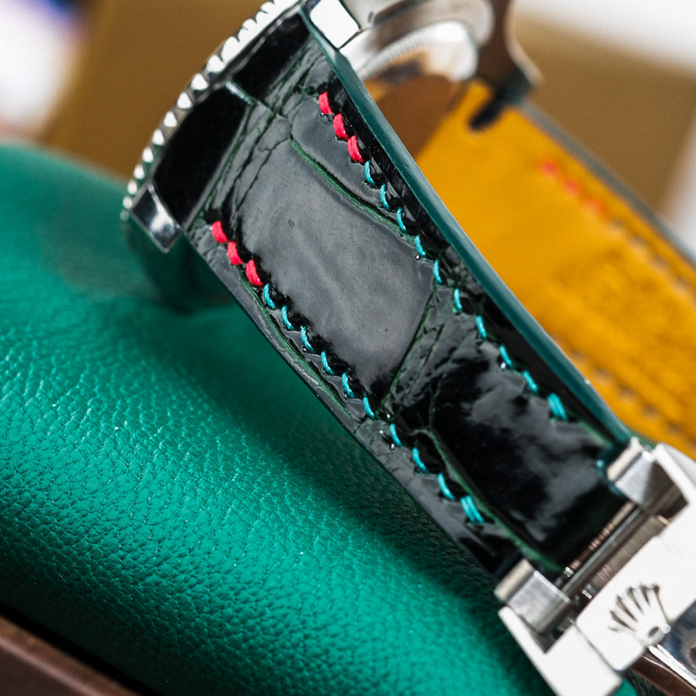 Alligator Leather Strap for Rolex Yacht-Master