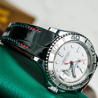 Alligator Leather Strap for Rolex Yacht-Master