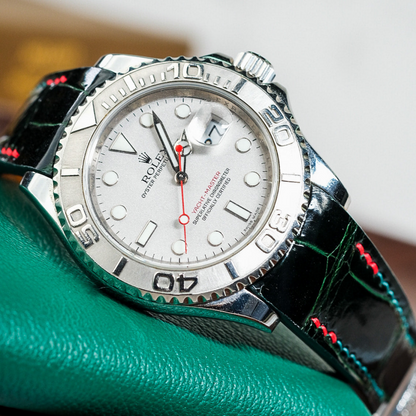 Alligator Leather Strap for Rolex Yacht-Master