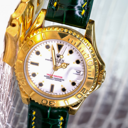 Alligator Leather Strap for Rolex Yacht-Master
