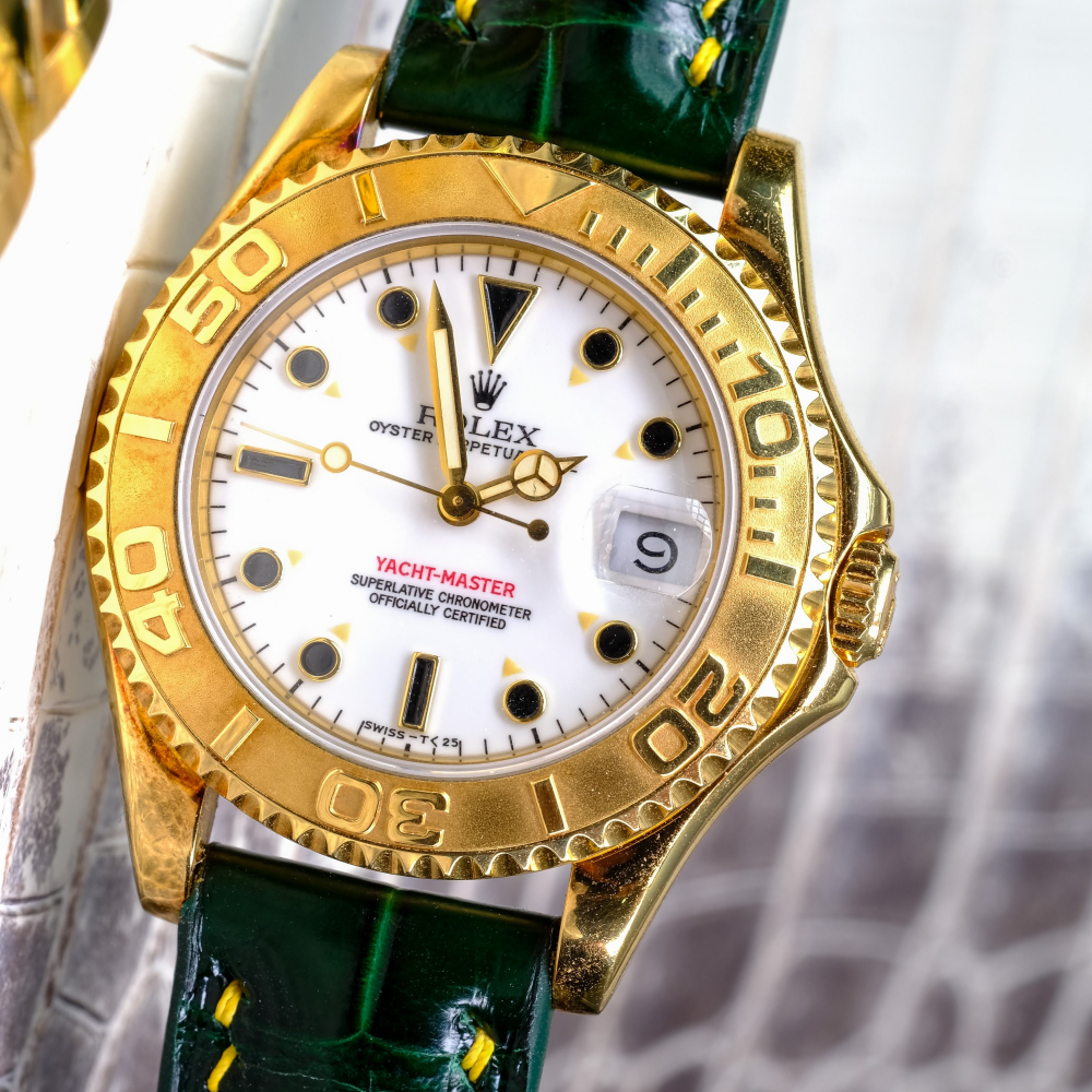Alligator Leather Strap for Rolex Yacht-Master