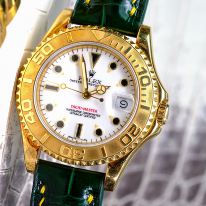 Alligator Leather Strap for Rolex Yacht-Master