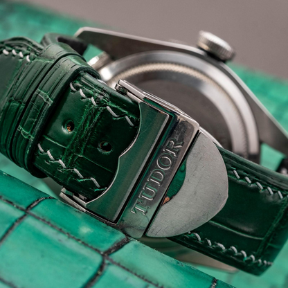 Alligator Leather Strap for Tudor Black Bay