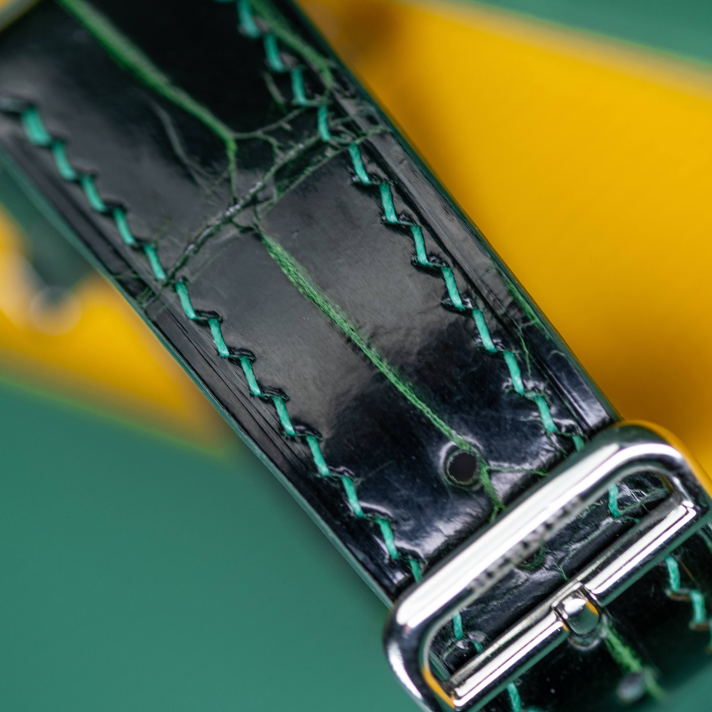 Alligator Leather Strap for Hermes Watch