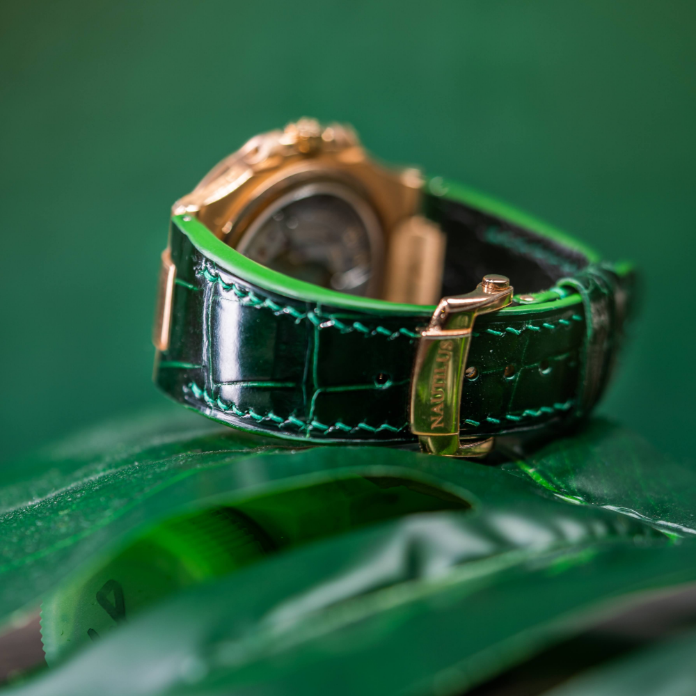 Alligator Leather Strap for Patek Philippe Nautilus