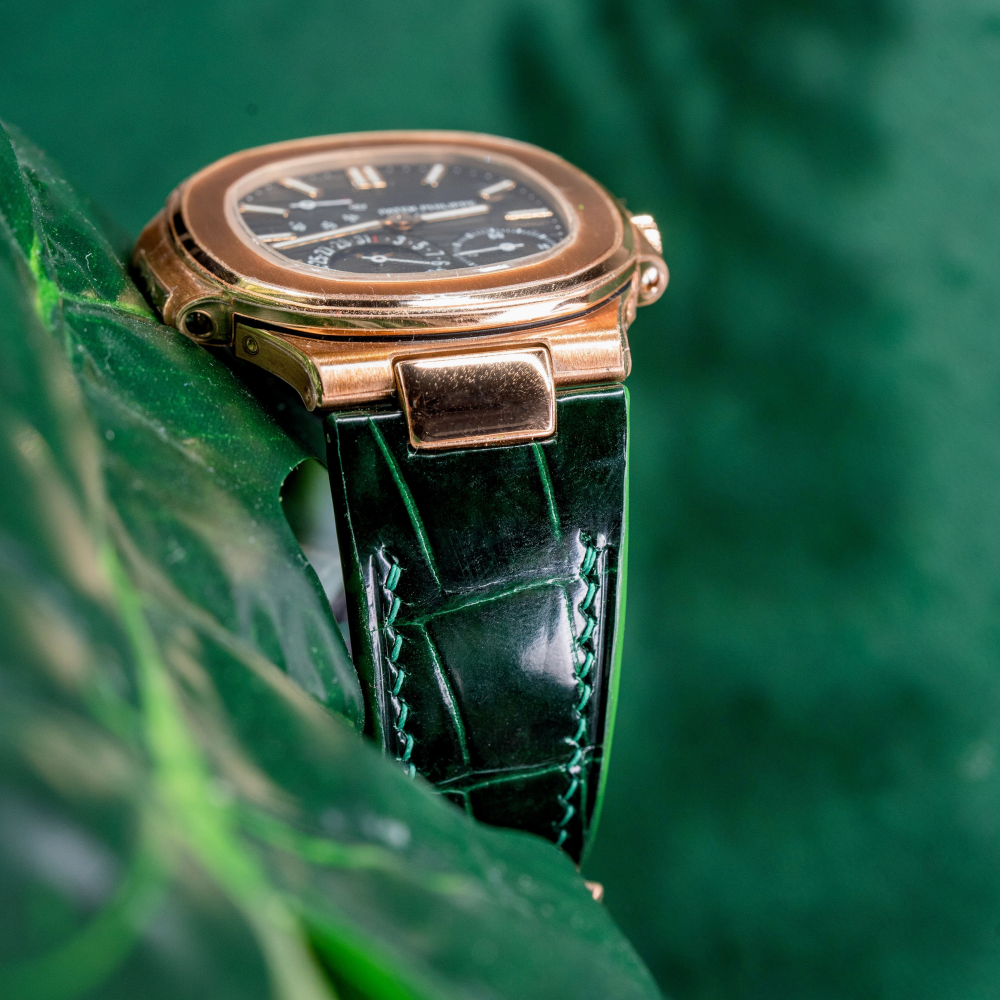 Alligator Leather Strap for Patek Philippe Nautilus