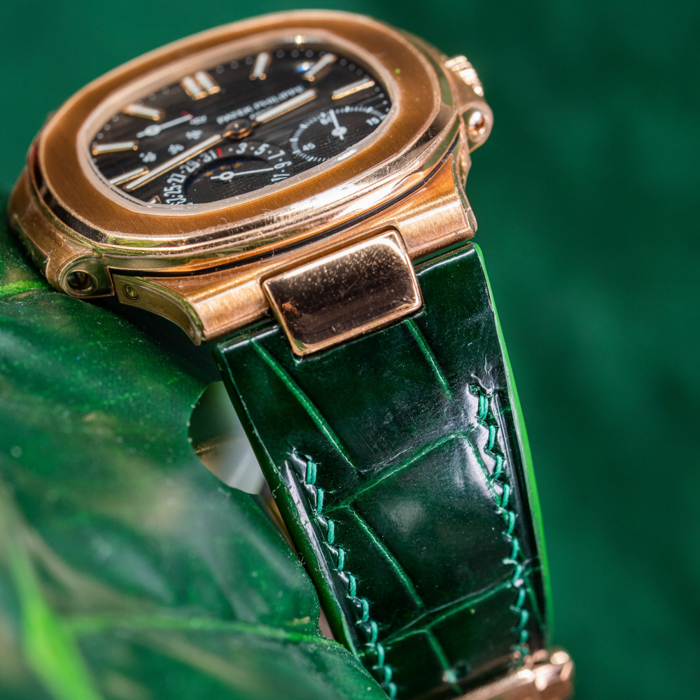 Alligator Leather Strap for Patek Philippe Nautilus