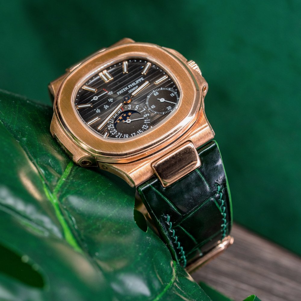 Alligator Leather Strap for Patek Philippe Nautilus