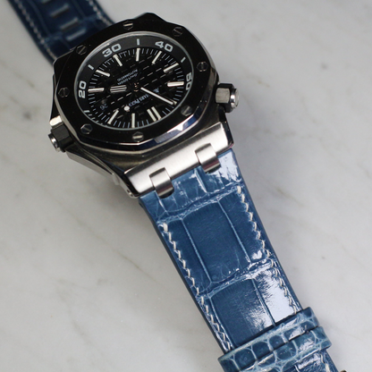 Alligator Leather Strap for AP Royal Oak Offshore 42mm