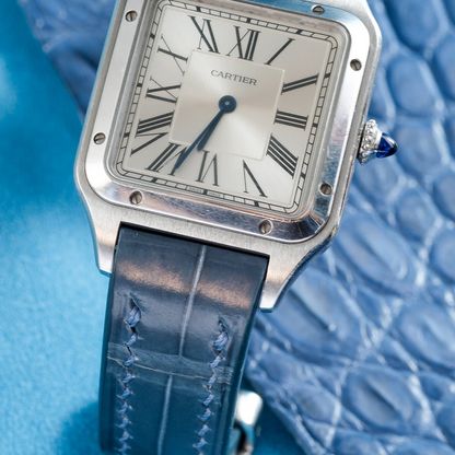 Alligator Leather Strap for Cartier Santos Dumont