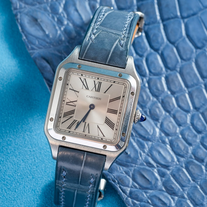 Alligator Leather Strap for Cartier Santos Dumont