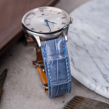 Alligator Leather Strap for Maurice Lacroix