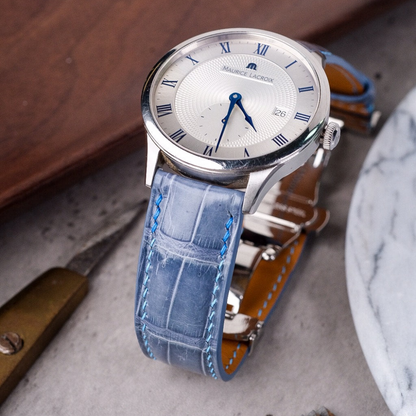 Alligator Leather Strap for Maurice Lacroix