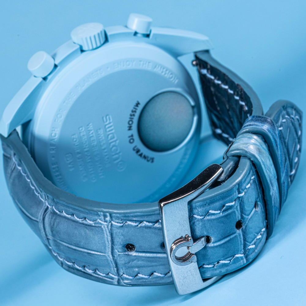 Alligator Leather Strap for Omega Speedmaster