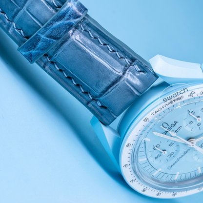 Alligator Leather Strap for Omega Speedmaster