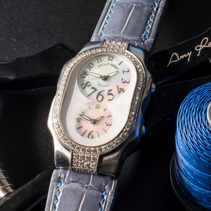 Alligator Leather Strap for Philip Stein