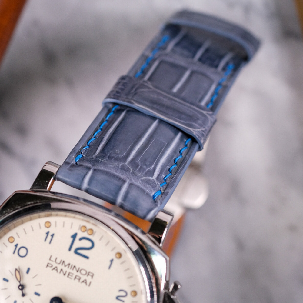 Alligator Leather Strap for Panerai Luminor